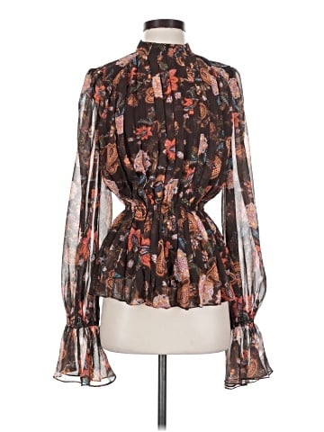 Hemant & Nandita Long Sleeve Blouse (view 1)