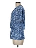 MICHAEL Michael Kors Blue Short Sleeve Blouse Size M - photo 5