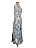 Vince. 100% Polyester Print Silver Cocktail Dress Size XS - photo 4