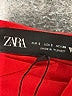 Zara 100% Polyester Red Cocktail Dress Size S - photo 7