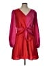 Milly Color Block Red Cocktail Dress Size 12 - photo 1