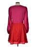 Milly Color Block Red Cocktail Dress Size 12 - photo 2