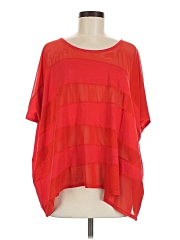 b + ab Short Sleeve Blouse (view 1)