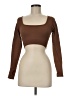 Unbranded Brown Long Sleeve Top Size M - photo 1