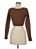 Unbranded Brown Long Sleeve Top Size M - photo 2