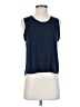 LA Made Blue Sleeveless T-Shirt Size S - photo 1