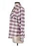 Sandra Ingrish Checkered-gingham Purple Long Sleeve Button-Down Shirt Size L - photo 5