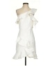 BCBGMAXAZRIA White Ivory Cocktail Dress Size 6 - photo 1