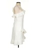 BCBGMAXAZRIA White Ivory Cocktail Dress Size 6 - photo 4