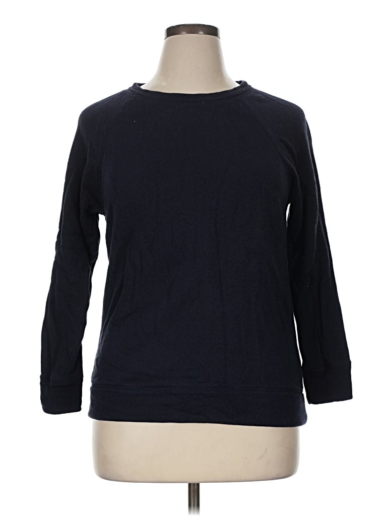 Pre-owned Jcrew Pullover Sweater In Black