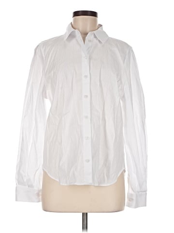 Zara Long Sleeve Button-Down Shirt (view 1)