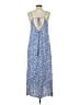 Roxy 100% Viscose Paisley Blue Casual Dress Size S - photo 2