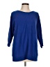 Neiman Marcus 100% Cashmere Blue Cashmere Pullover Sweater Size L - photo 1