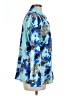 Unbranded Print Blue Long Sleeve Blouse Size L - photo 4