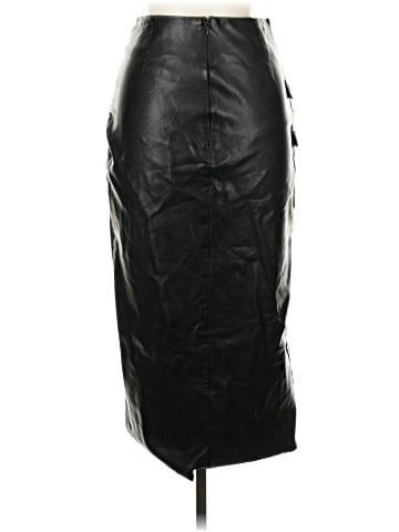 Nicholas Faux Leather Skirt (view 2)