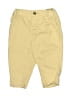 H&M 100% Recycled Cotton Solid Yellow Khakis 3-6 MO / 6 MO - photo 1
