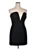 Halston Black Cocktail Dress Size 14 - photo 1