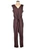 Toad & Co Plaid Brown Jumpsuit Size M - photo 1
