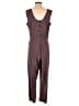 Toad & Co Plaid Brown Jumpsuit Size M - photo 2