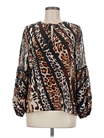 Kobi Halperin Long Sleeve Silk Top (view 1)