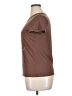 Wound Up Brown Short Sleeve Top Size XL - photo 5