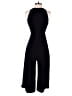 Assorted Brands 100% Viscose Solid Black Jumpsuit Size P (petite) - photo 2