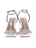 Steve Madden 100% Leather Silver Sandals Size 7 1/2 - photo 2