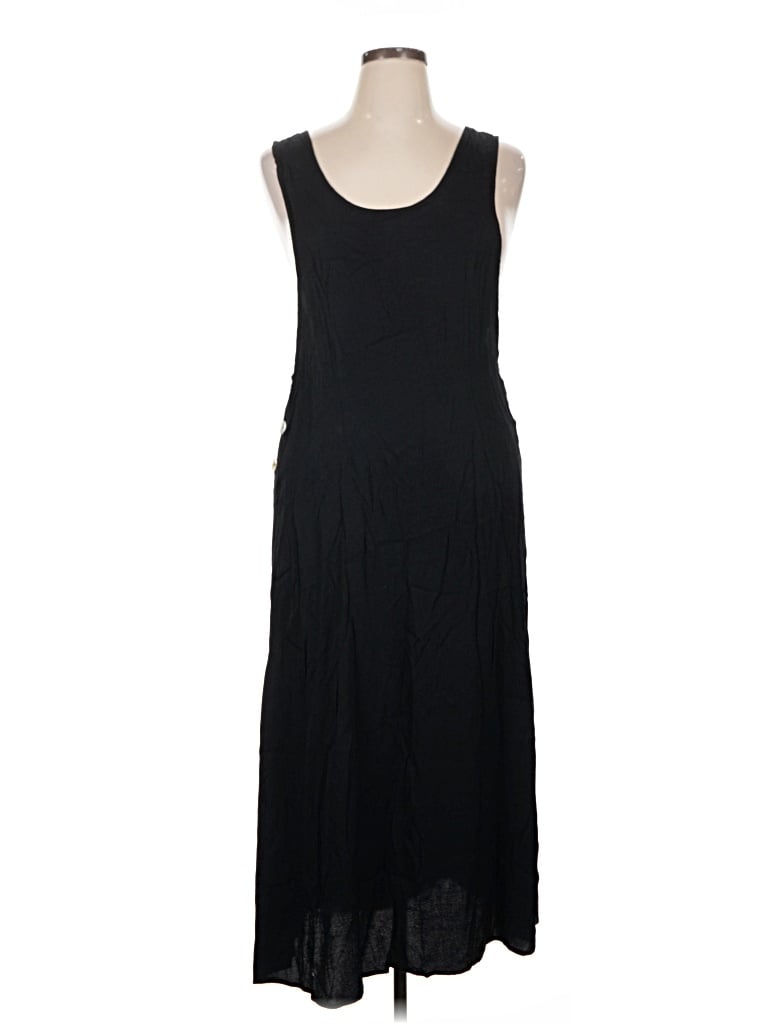 Pre-owned Impressions Casual Dress In Black
