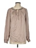 JLo by Jennifer Lopez Tan Long Sleeve Blouse Size S - photo 1