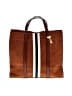 Fossil 100% Leather Brown Leather Tote One size - photo 1