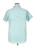 Habit 100% Polyester Teal Short Sleeve Blouse Size XL - photo 2