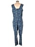 Toad & Co Paisley Blue Jumpsuit Size M - photo 2