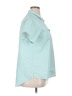 Habit 100% Polyester Teal Short Sleeve Blouse Size XL - photo 4