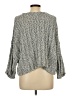 Peach Love Tweed Gray Pullover Sweater Size L - photo 2