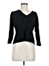 Axcess Black 3/4 Sleeve Top Size M - photo 1