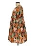 Shein 100% Polyester Tropical Orange Casual Dress Size L - photo 5