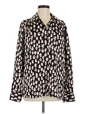 Topshop Long Sleeve Blouse (view 1)