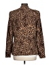 Daniel Rainn Animal Print Brown Blazer Size L - photo 2