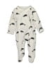 Tea 100% Cotton Print Ivory Long Sleeve Onesie Size Newborn - photo 1