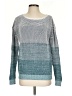 Vince. 100% Cotton Color Block Teal Pullover Sweater Size S - photo 1