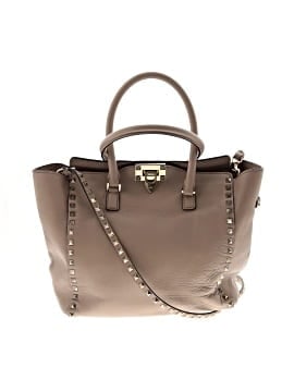 Valentino Garavani Leather Rockstud Tote (view 1)
