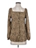 Assorted Brands 100% Polyester Brown Cardigan Size S - photo 1