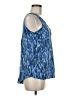 Faded Glory 100% Rayon Blue Sleeveless Blouse Size 8 - photo 4