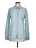 Splendid Blue Long Sleeve Button-Down Shirt Size M - photo 1