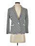 Banana Republic Stripes White Blazer Size 4 - photo 1