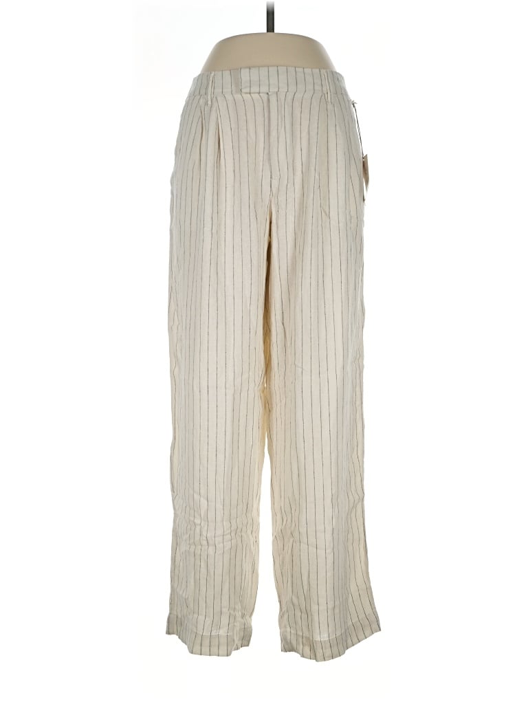 Pre-owned A New Day Linen Pants In Ivory