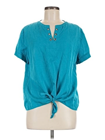 MULTIPLES Short Sleeve Top (view 1)