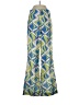 Zara Print Blue Casual Pants Size S - photo 1