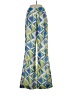 Zara Print Blue Casual Pants Size S - photo 2