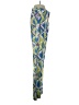 Zara Print Blue Casual Pants Size S - photo 4